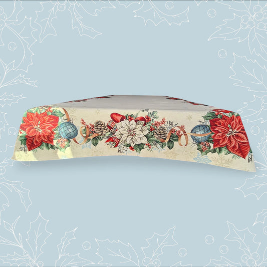 Luxury jacquard tablecloth “Etoile de Noël”