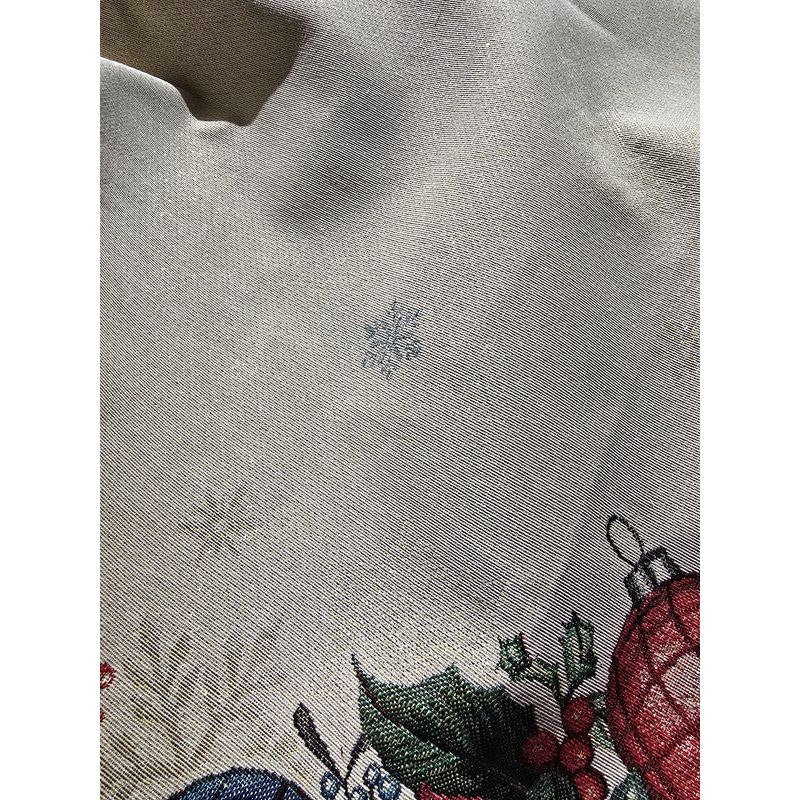 Luxury jacquard tablecloth “Etoile de Noël”