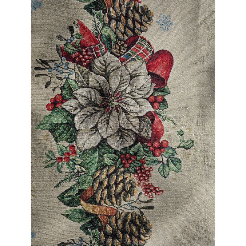 Luxury jacquard tablecloth “Etoile de Noël”