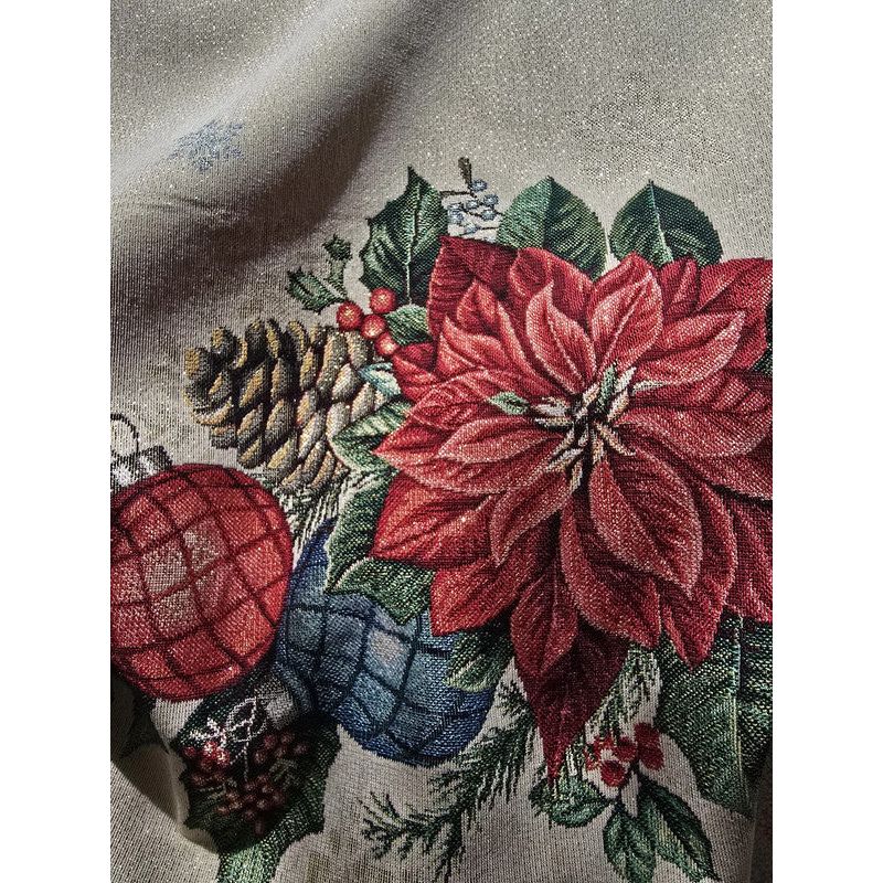 Luxury jacquard tablecloth “Etoile de Noël”