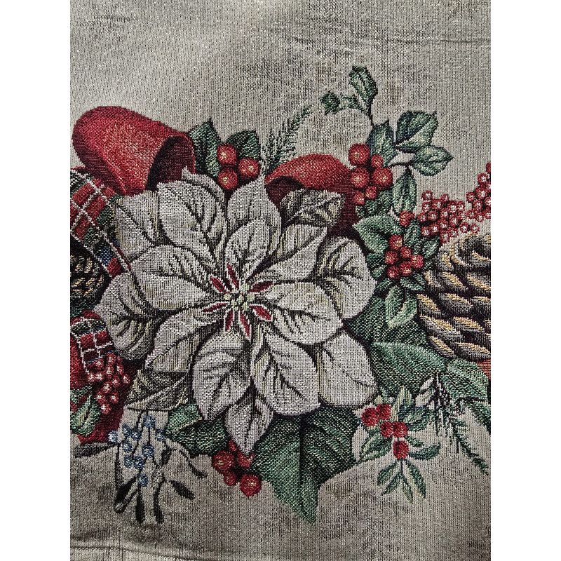 Luxury jacquard tablecloth “Etoile de Noël”
