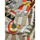 Pure Twill Silk  Square Scarf 90cmx90cm "Abstract Horse"