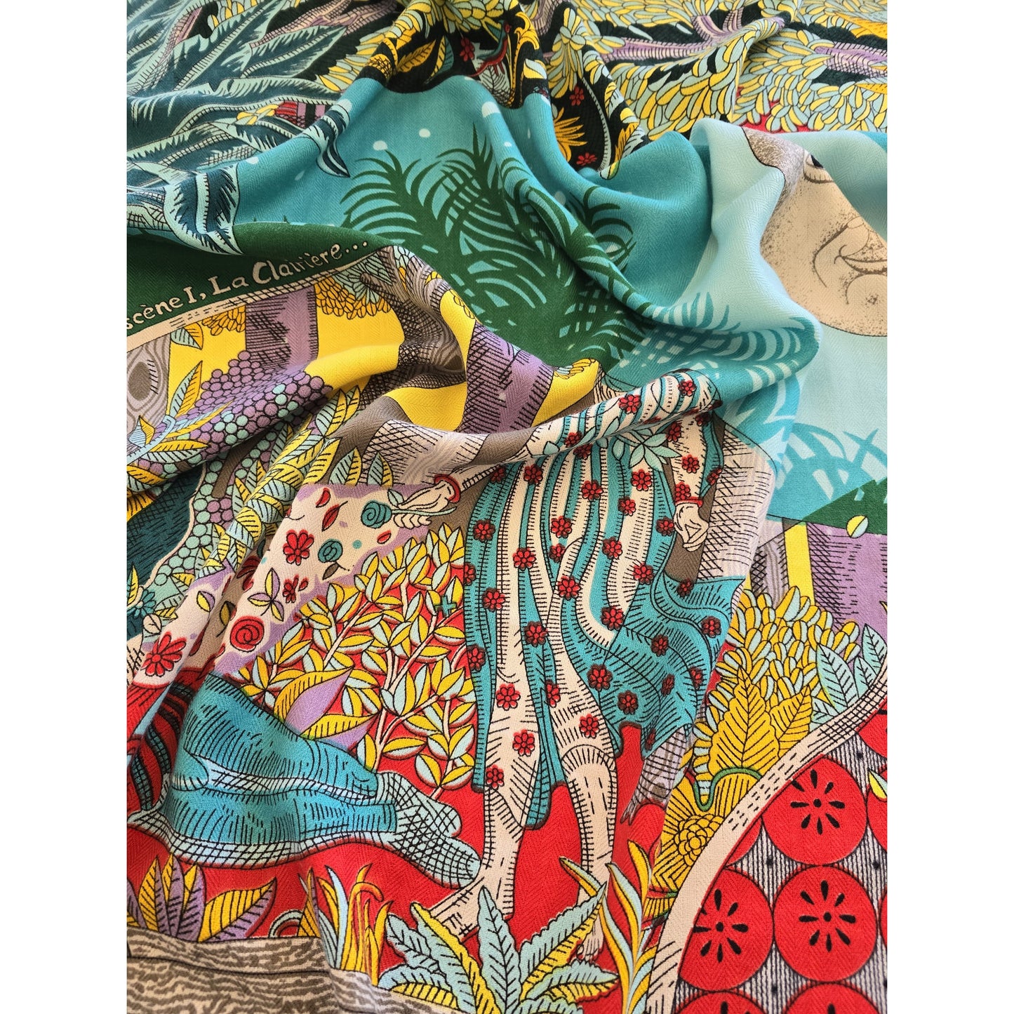 Silk Cashmere Shawl "Dreams"
