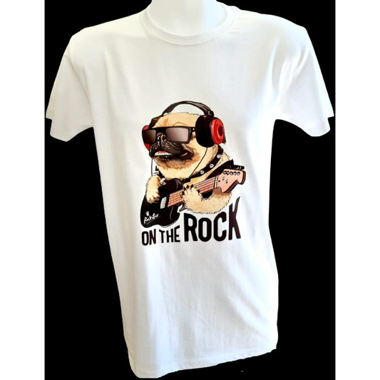 "On The Rock" White T-Shirt