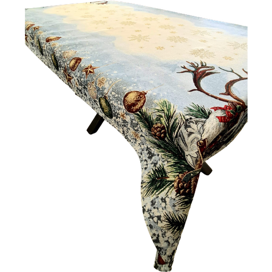 Luxury jacquard tablecloth "Noel"