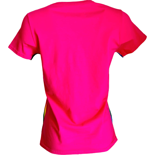 Stretched Cotton Round neck T-Shirt For Woman "Fatima Hand"