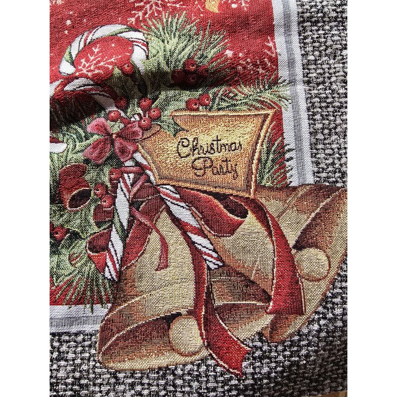 Luxury jaquard tablecloth "Christmas Party"