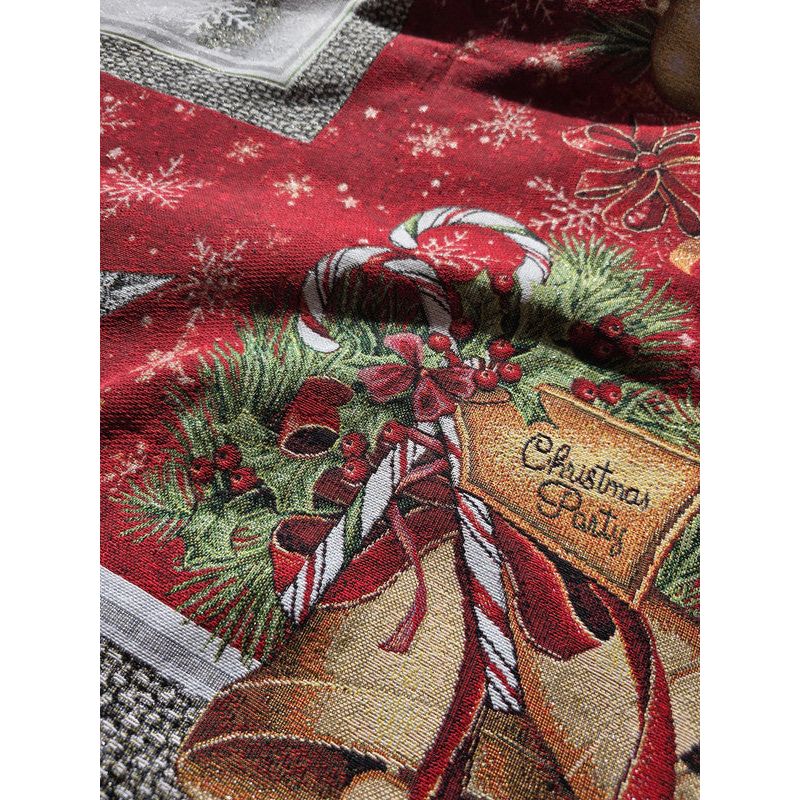 Luxury jaquard tablecloth "Christmas Party"