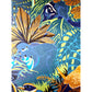 Luxury Double Sided Silk Twill Scarf "Tigre Dans La Forêt"