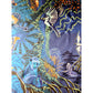 Luxury Double Sided Silk Twill Scarf "Tigre Dans La Forêt"