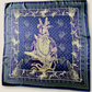 Luxury Double Sided Silk Twill Scarf "Sitting Bull"