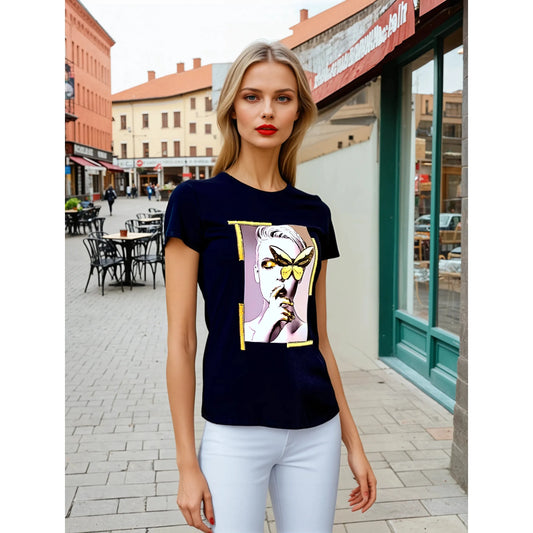 "Dame D'or" Black T-Shirt