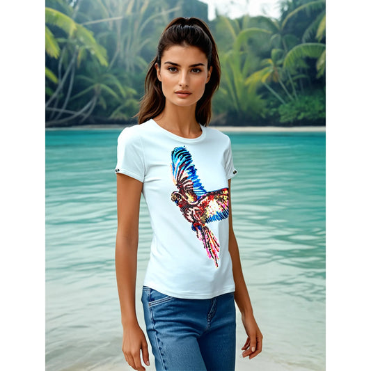 "Tropical Parrot" T-Shirt