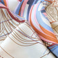 Luxury Pure Silk Twill Scarf "Le Percheron Endiablé"