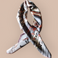 Luxury Double Sided Silk Twill Scarf "La Couture Sous Tous Ses Fils"