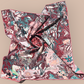 100% Twill Silk Scarf  "Tiger In The Forest"