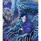 100% Twill Silk Scarf  "Tiger In The Forest"