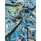 Square Pure Twill Silk Printed Scarf 90x90cm "French Desserts"