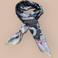 100% Satin Silk Scarf "Renaissance de l'Univers"