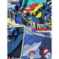 100% Twill Silk Scarf "Comics"