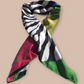 100% Twill Silk Scarf "Zebra"