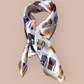 Luxury Pure Mulberry Silk Scarf "Le Carnaval Des Félins"