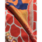 100% Satin Silk Scarf "Giraffes"