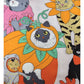 Square Polyester Scarf "Cats"