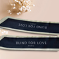 Twill Silk Long Scarf "Blind For Love"