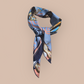 Pure Silk Twill Square Scarf "Le Tresor Indien"