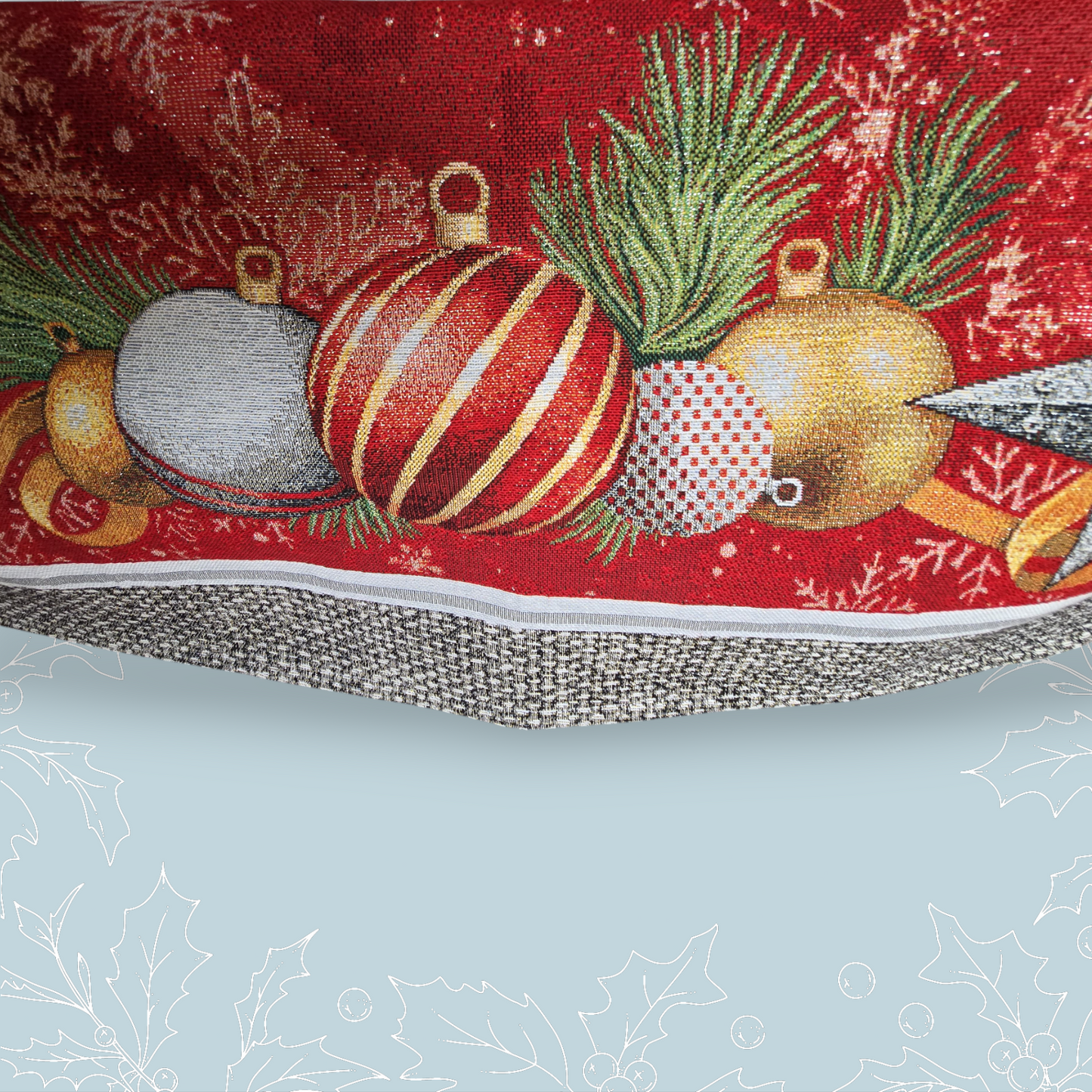 Luxury jacquard tablecloth "Christmas Party"