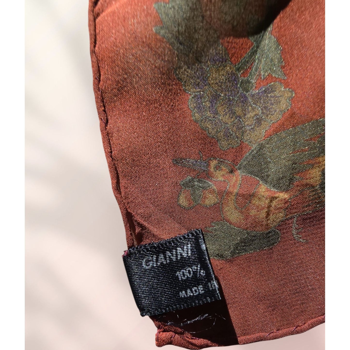 Vintage Rare Atelier Gianni Versace Pure Silk Scarf