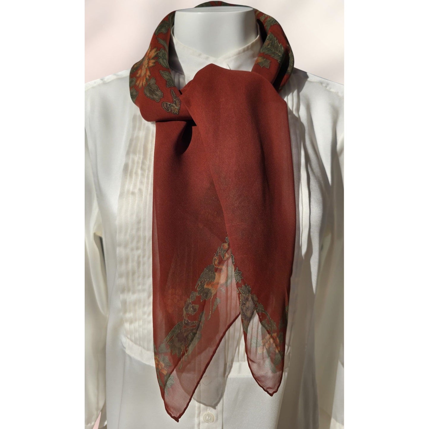 Vintage Rare Atelier Gianni Versace Pure Silk Scarf