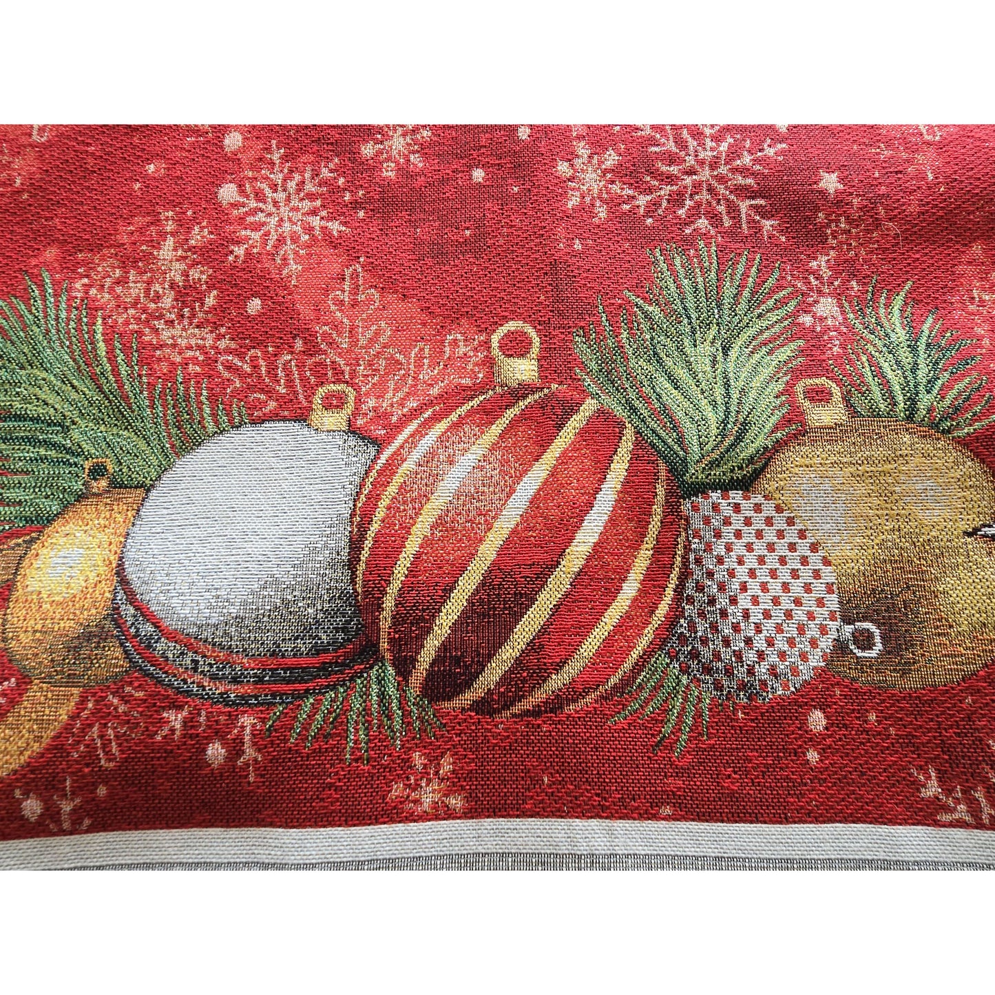 Luxury jacquard tablecloth "Christmas Party"