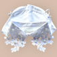 Faux Shirt Collar Embroidered With Pearls