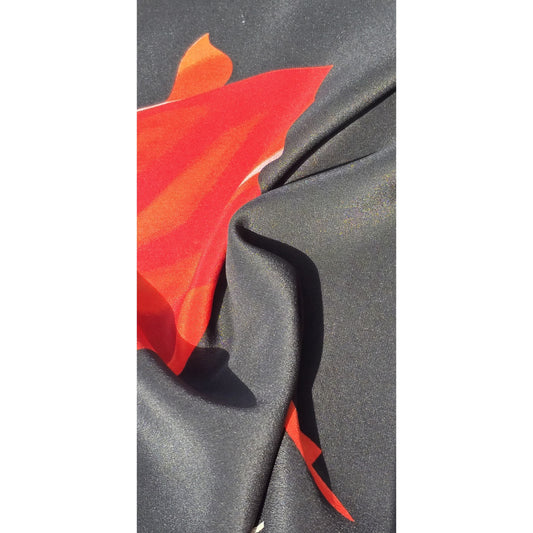 Vintage Collectible Pure 100% Silk Designer Julian Jill Paris Hand Rolled edges