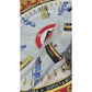 Vintage Rare Collectible Pure Silk Scarf Pablicité Calberson Petite Accident 70s