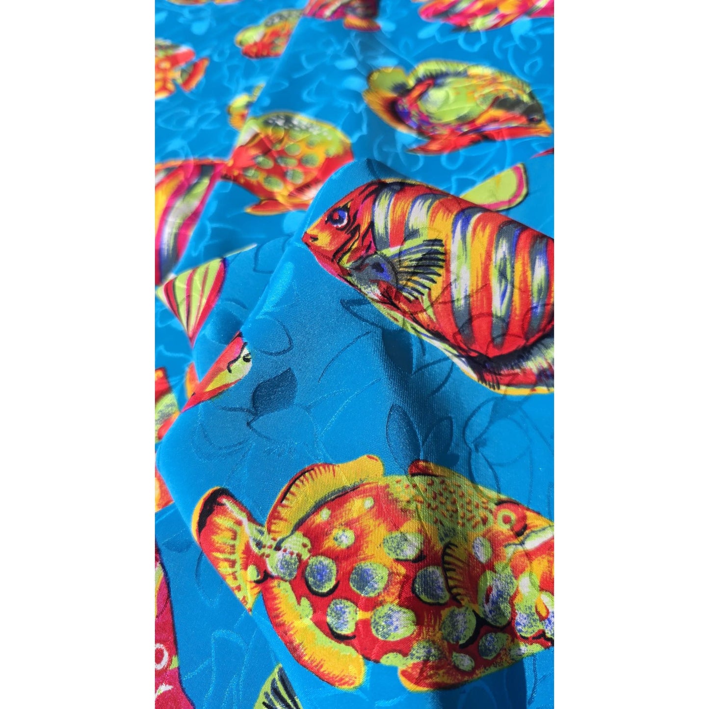 Vintage Italian Designer Enrico Coveri 100% Pure Silk Square Scarf ,1980s