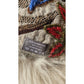 Hand Made 100% Wool Shawl With Fur Edges Trim