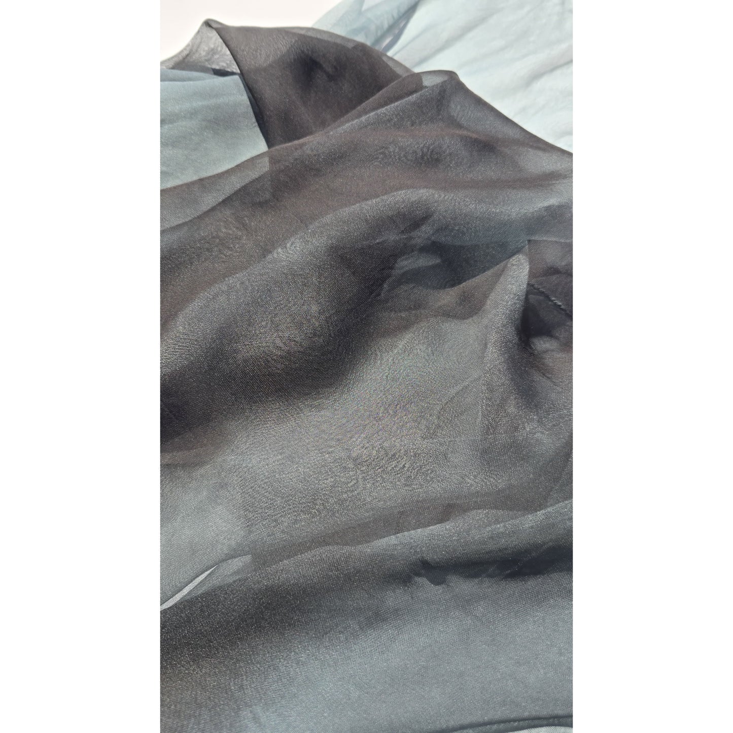 Hand-Dyed Silk Chiffon Square Scarf ,Made in India