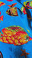 Vintage Italian Designer Enrico Coveri 100% Pure Silk Square Scarf ,1980s