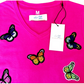 Butterflies Patch T-Shirt