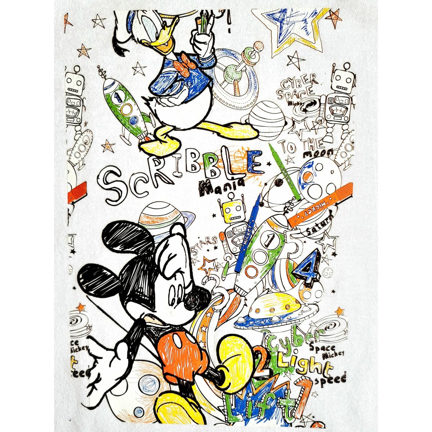 " Mickey Mouse Scramble"  T-Shirt